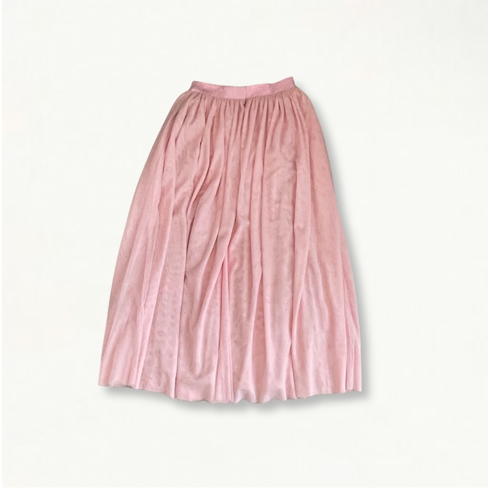 Ballet Pink Handmade Bridesmaid Tulle Skirt Floor Length Blush Wedding Skirt - Picture 12 of 16